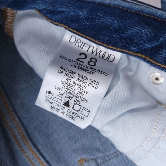 Driftwood Jackie High Rise Size W28 L28 Embroidered Jeans Womens - Picture 13 of 14